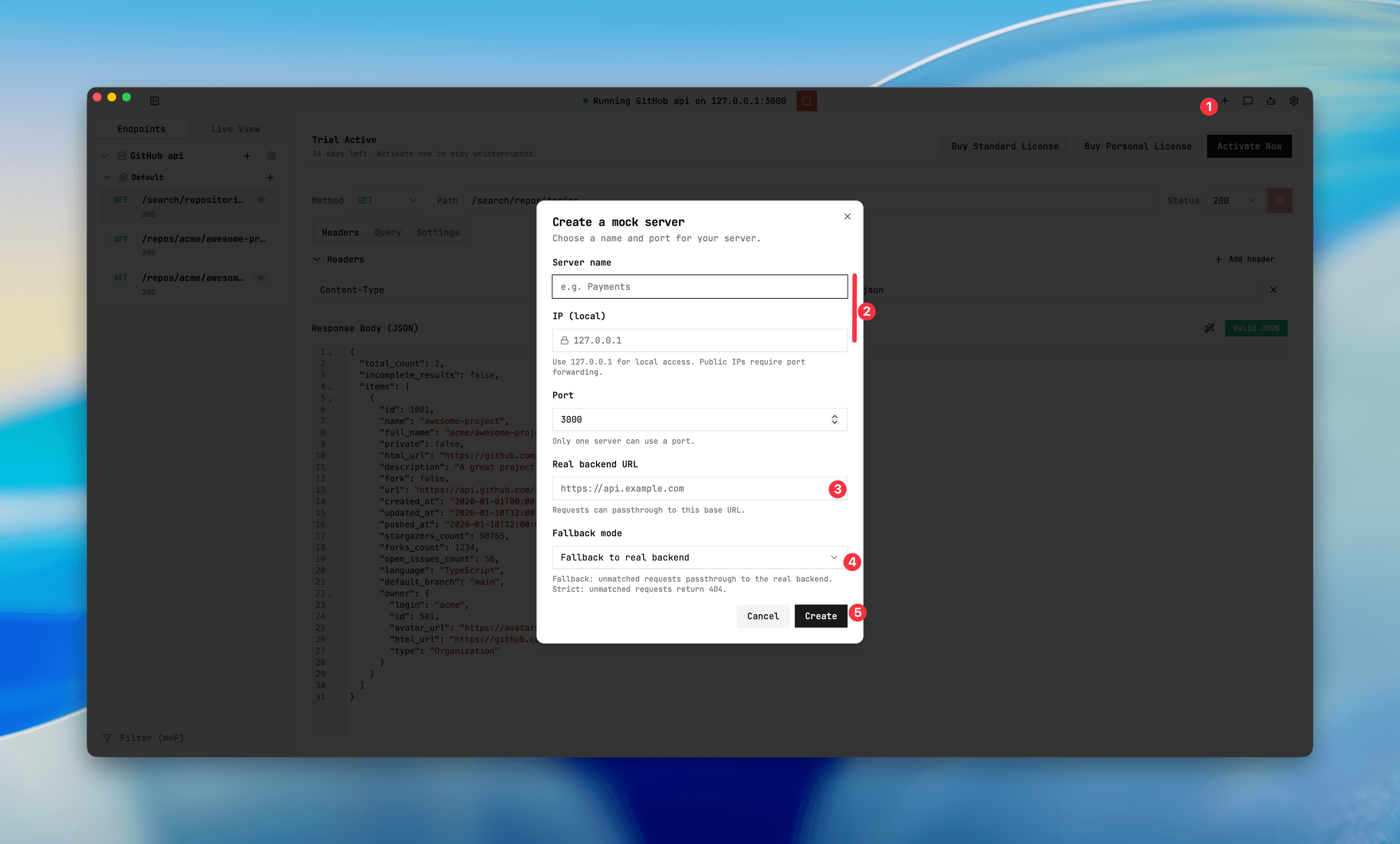 Placeholder: create server setup