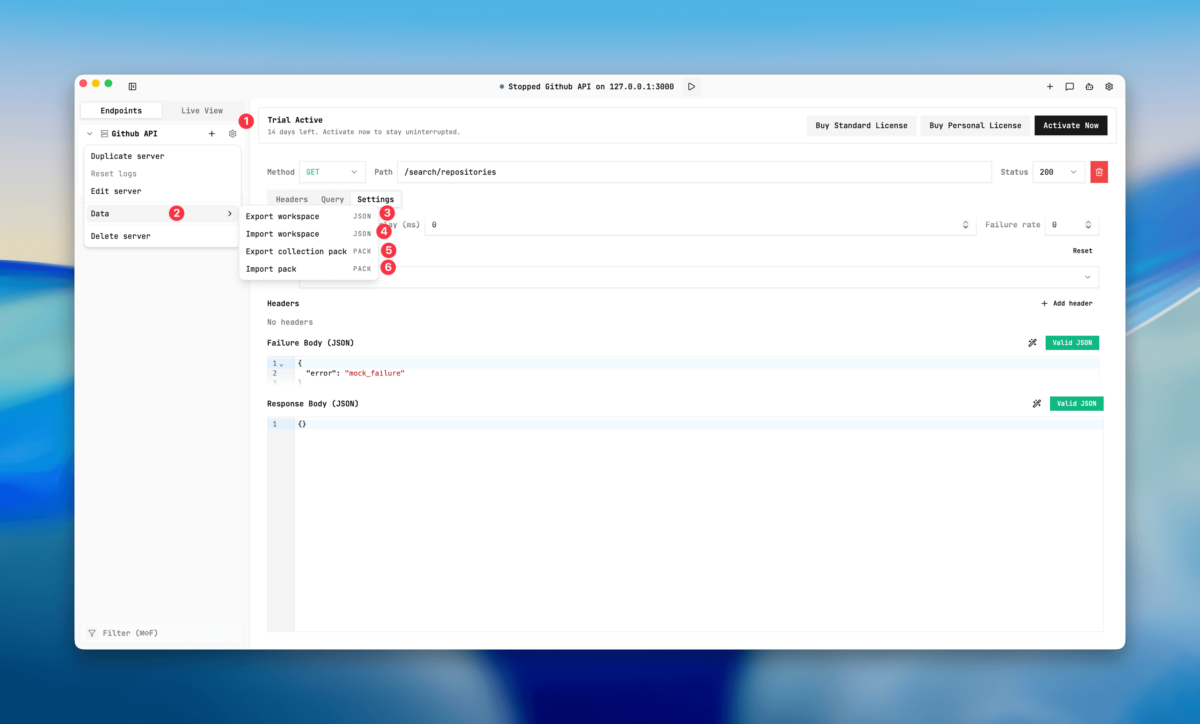 Placeholder: OpenAPI import workflow